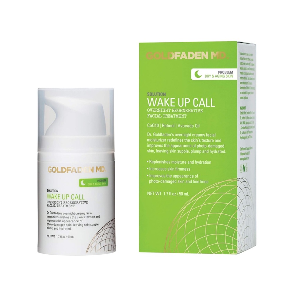Dr. Goldfadens Wake Up Call Night Facial Moisturizer Night Cream for Dry & Aging